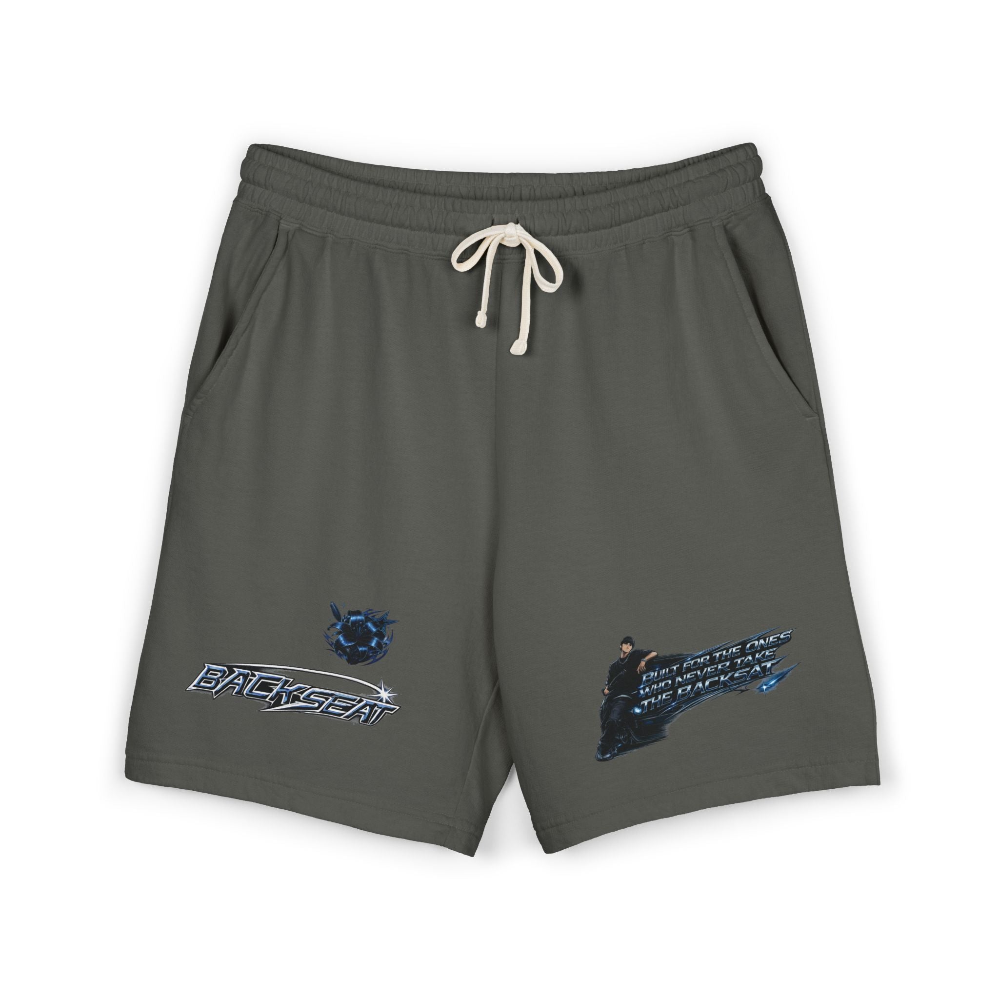 Unisex Midnight Blue Garment-Dyed Lightweight Fleece Sweat Shorts