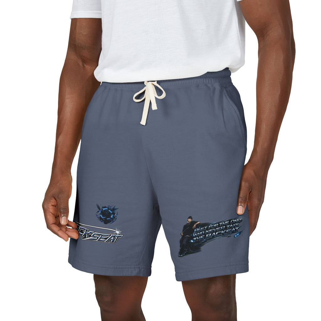 Unisex Midnight Blue Garment-Dyed Lightweight Fleece Sweat Shorts