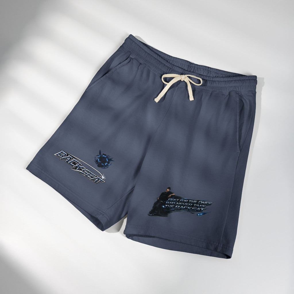 Unisex Midnight Blue Garment-Dyed Lightweight Fleece Sweat Shorts