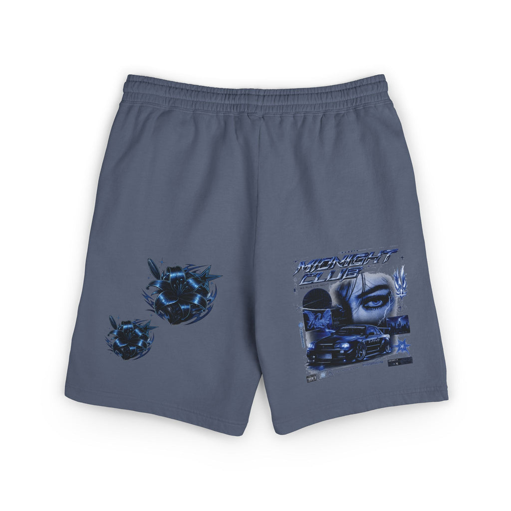 Unisex Midnight Blue Garment-Dyed Lightweight Fleece Sweat Shorts