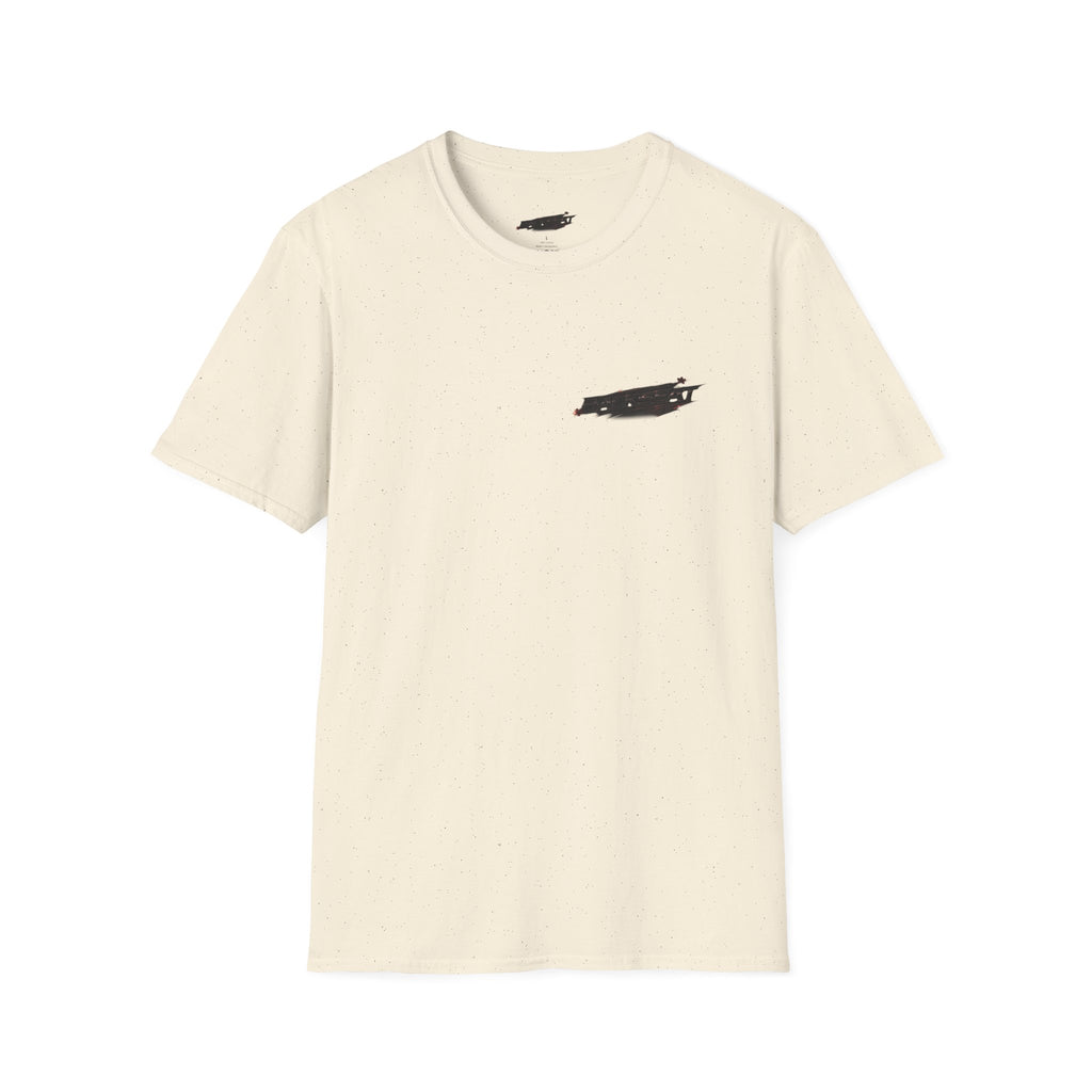 Minimal Black Cherry BACKSEAT T-Shirt — Small Chest Graphic Casual Tee