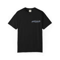 BACKSEAT Midnight Blue Graphic T-Shirt — Retro Racing Streetwear Tee